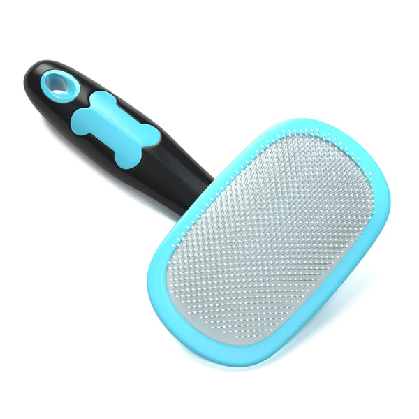Dog & Cat Grooming Brush Pet Shedding Tool for Hair Removal